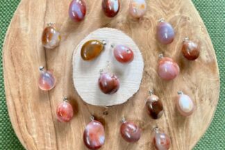 Carneool hanger met oogje