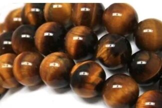 Tijgeroog kralen rond