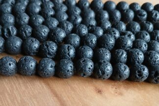 lavasteen kralen 8 mm