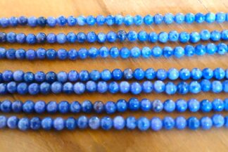 Sodaliet kralen rond 3 mm